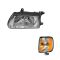 00-02 Isuzu Rodeo Headlight & Park Corner light Kit LH