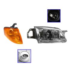 99-00 Mazda Protege Headlight & Corner Parking Light Kit RH