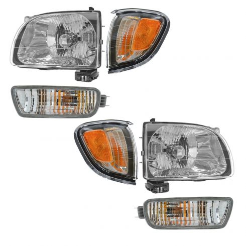 TYC For 01-04 Tacoma Chrome Park Corner Light Turn Signal Marker Lamp Driver L