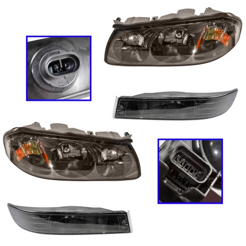 How To Install Replace Headlight And Bulb Chevy Impala 00 05 1aauto 00 04 Impala Before 2 06 Headlight Fog Light