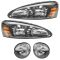 04-08 Pontiac Grand Prix (exc GXP) Headlight & Fog Light Kit (Set of 4)