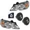 08-09 Pontiac G6 GT (exc Sport) Headlight & Fog Light Kit (Set of 4)