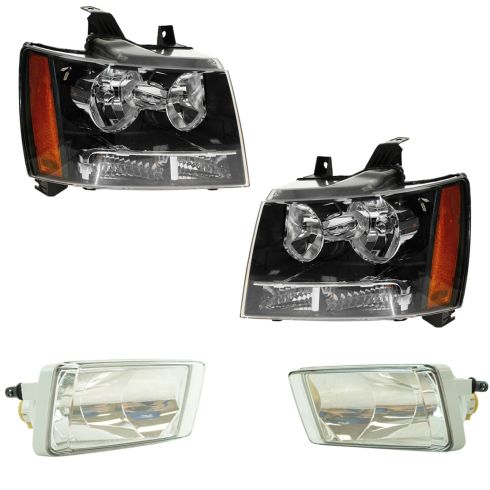 07-14 Chevy Suburban Avalanche Tahoe Front Lighting Kit (4 Piece)