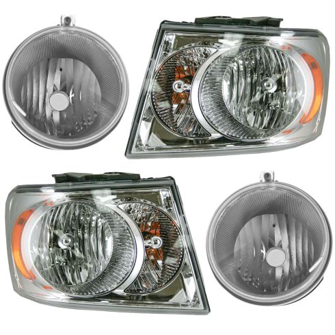 07-09 Dodge Durango Front Lighting Kit (4 Piece)