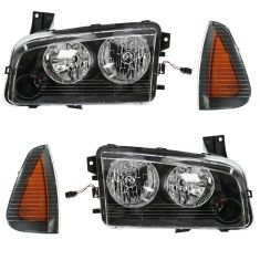 08-10 Dodge Charger Front Lighting Kit (4 Piece)