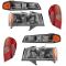 04-12 Canyon; Colorado Front & Rear Lighting Kit (6 Piece)