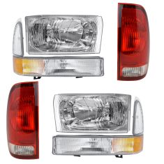 02-04 Ford Super Duty Front & Rear Lighting Kit (6 Piece)