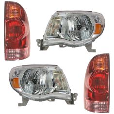05-08 Toyota Tacoma (exc Sport) Front & Rear Lighting Kit (4 piece)