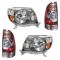 08-11 Toyota Tacoma (w/ Sport Package) Front & Rear Lighting Kit (4 piece)