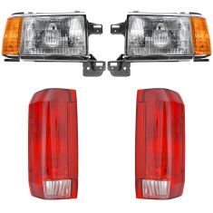 90-91 Ford Truck Bronco Front & Rear Lighting Kit (4 piece)