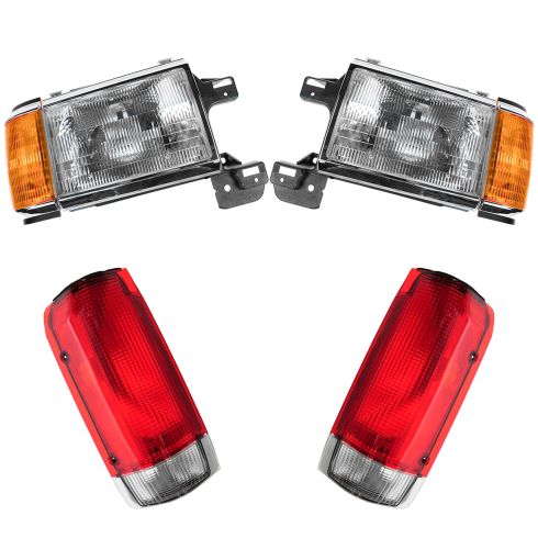 87-90 Ford Truck Bronco Front & Rear Lighting Kit (4 piece)