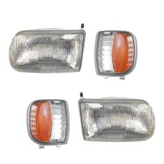 Headlight Left Driver Side Headlamp For Mazda B2300 B2500 B3000 B4000