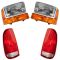 99-00 Ford F250 F350 Front & Rear Lighting Kit (6 Piece)