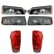 03-06 Chevy Avalanche w/ Lower Body Cladding Front & rear Lighting Kit (6 Piece)
