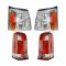 02-06 Cadillac Escalade, 03-06 Escalade ESV Front & Rear Lighting Kit (4 Piece)