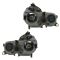 00-03 MB E320; 00-02 E430 Chrome Bezel Projector Halogen Performance Headlight PAIR