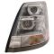 04-17 Volvo VNL VNM Chrome Performance Projector Headlight Pair