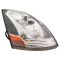 04-17 Volvo VNL VNM Chrome Performance Projector Headlight Pair