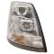 04-17 Volvo VNL VNM Chrome Performance Projector Headlight Pair