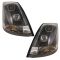 04-17 Volvo VNL VNM Black Performance Projector Headlight Pair