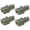 99-10 F250SD-F550SD Rr Fdr; 10-13 Transit Con; 99-02 Cougar Repeater or TS Light Socket Set of 4(FD)