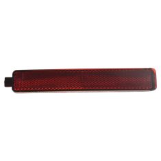 88-15 Chevy, GMC, Pontiac, Saturn Multifit Rear Bumper Mounted Outer Red Reflector Lens LR = RR (GM)