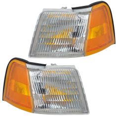 89-95 Cougar T-bird Corner Light Pair