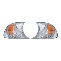 2000 BMW 323CI Cpe Front Side Marker Lamp Clear Pair