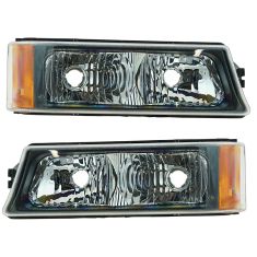 2002-07 Chevy Avalanche Park Lamp Turn Signal Pair