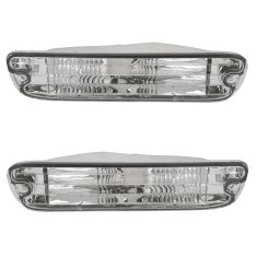 95-97 Mercury Grand Marquis Park Light Bumper Mounted Pair