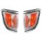 95-96 Toyota Tacoma Signal Light Chrome Pair