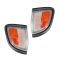 Signal Light Black Bezel Front Pair