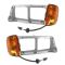 Freightliner FLD CONV 89-02 BEZEL & SIGNAL LAMP ASY PAIR