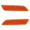 07-10 Chrysler Sebring Sedan; 08-10 Sebring Conv Front Side Marker Light Reflector PAIR