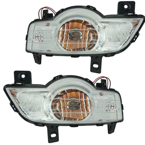 09-11 Chevy Traverse Front Parking Turn Signal Light PAIR