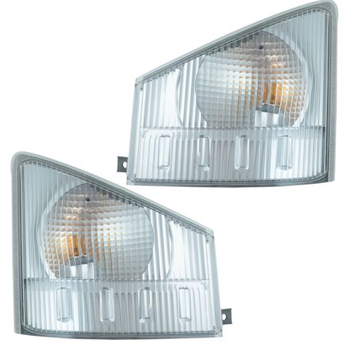 07-11 Isuzu N-PR, N-QR; GMC W3500-5500 Series Front Turn Signal/ Parking/ Side Marker Light PAIR