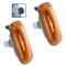 03-09 Dodge Ram 3500 w/DRW Rear Fndr Mounted Forward Amber Side Mrker Light Assembly PAIR (Mopar)