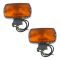 70 (frm 7/70)-74 Toyota FJ40 Land Cruiser Fender Mounted Turn Signal Light Assembly PAIR (Toyota)