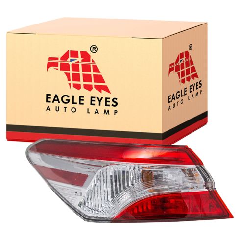 18-19 Toyota Camry L/LE (w/Clear Turn Signal Lens) (Non LED) Outer Taillight LH