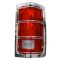 81-87 Ddge PU Taillight Chr Pair