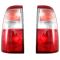 93-98 Toyota T100 Taillight Assy Pair