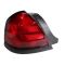 1999-09 Ford Crown Victoria Red w/Blk Taillight Pair