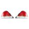 1998-03 Crown Victoria Red & Amber Taillight Pair