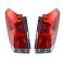 04-07 Nissan Quest w/Red Lens Taillight Pair