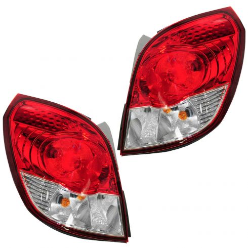 2008 09 Saturn Vue Tail Light Pair 1altp00555 At 1a Auto 08 09 Saturn Vue Hybrid Taillight Pair