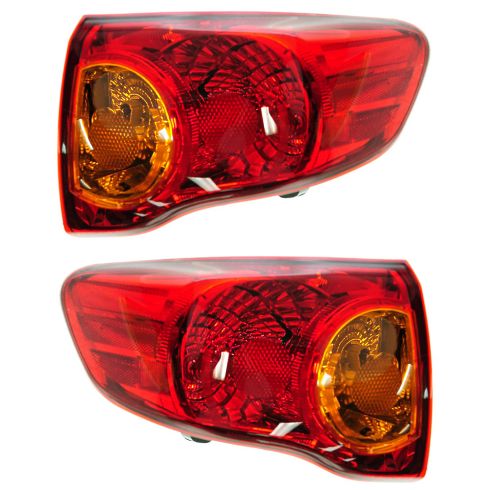 09-10 Toyota Corolla Outer Taillight PAIR