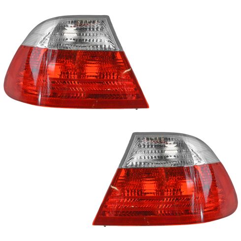 99-03 BMW 3 Series 2DR Coupe Outer Taillight w/Clear PAIR