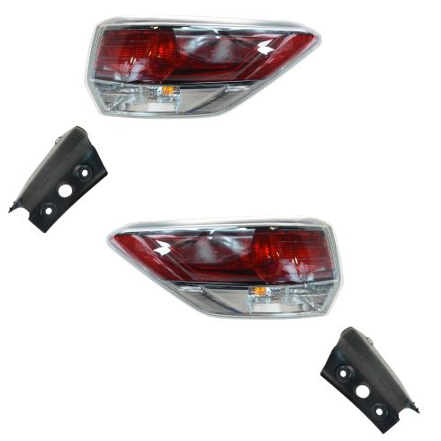 14 Toyota Highlander Outer Taillight PAIR