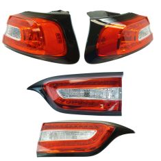 14-15 Jeep Cherokee Inner & Outer Taillight SET of 4