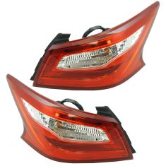 16-17 Nissan Altima Outer Tail Light Pair